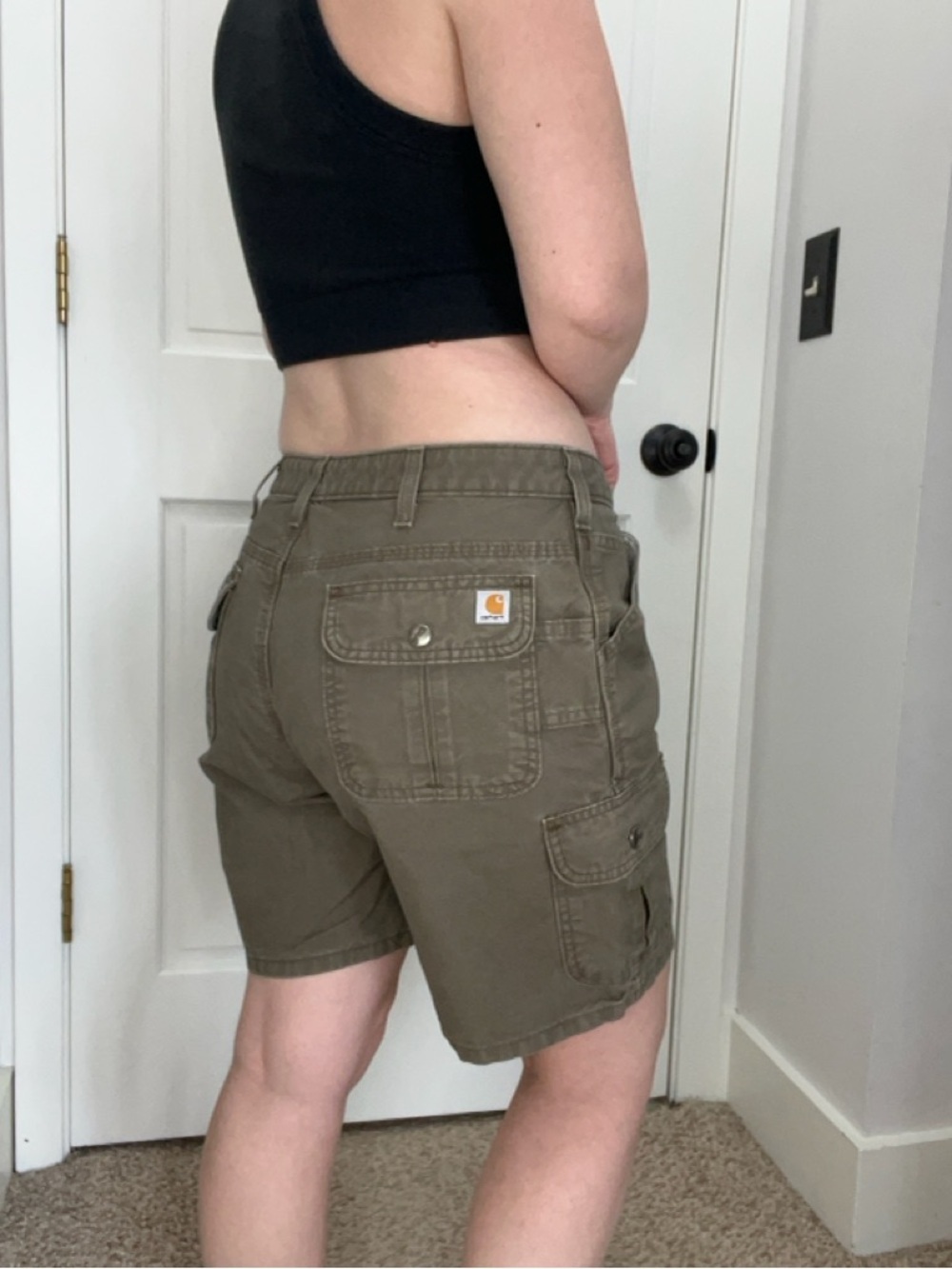 Carhartt Women's Classic Brown Cargo Shorts ~ Size 8